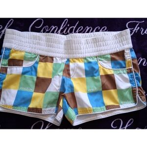 Matix Women's Vibrant Checkered Athletic Shorts